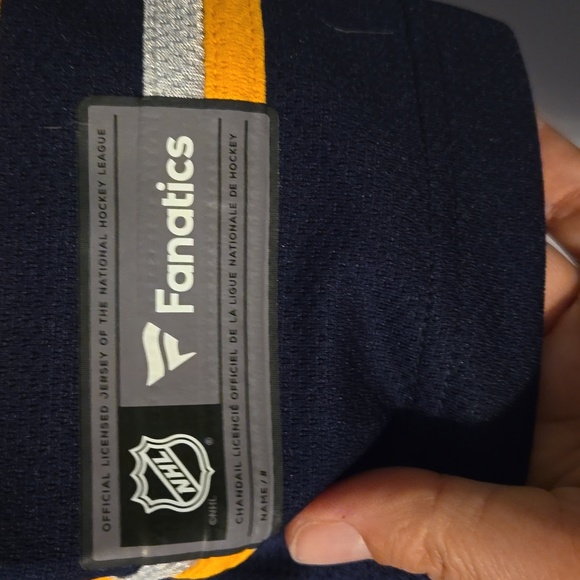 Boys fanatics Buffalo Sabres Jersey l/xl - Picture 2 of 3